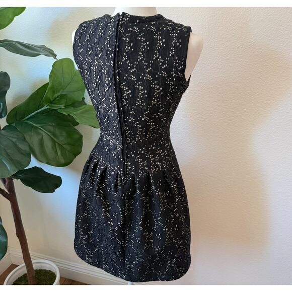 Anthropologie Meadow Rue Black Lace Fit & Flare Dress XS - Picture 5 of 6